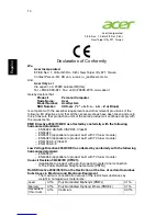 Preview for 162 page of Acer AS003 User Manual