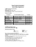 Acer AS5738PG-6306 Evaluation Manual preview