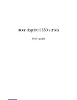 Предварительный просмотр 1 страницы Acer Aspire 1356 User Manual