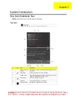 Preview for 9 page of Acer Aspire 1430 Series Service Manual