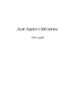 Acer Aspire 1500 Series User Manual предпросмотр