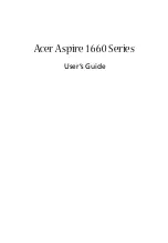 Acer Aspire 1660 User Manual preview