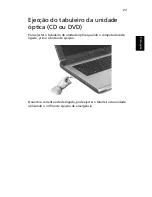 Предварительный просмотр 33 страницы Acer Aspire 1690 Series Manual Do Utilizador