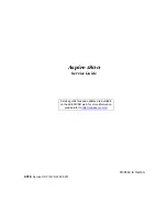 Acer Aspire 1800 Service Manual предпросмотр