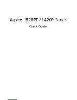 Acer Aspire 1820PT Series Quick Manual предпросмотр