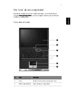 Предварительный просмотр 13 страницы Acer Aspire 2020 Manual Do Utilizador