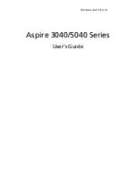 Acer Aspire 3040 Series User Manual preview