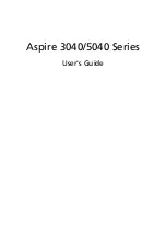 Preview for 1 page of Acer Aspire 3040 User Manual