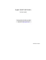 Acer Aspire 3600 Service Manual preview