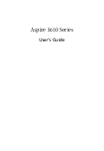 Preview for 1 page of Acer Aspire 3610 Series User Manual