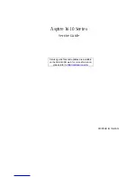 Acer Aspire 3610 Service Manual предпросмотр