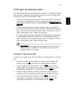 Preview for 61 page of Acer Aspire 3630 Manual Do Utilizador