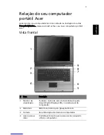 Предварительный просмотр 11 страницы Acer Aspire 3630 (Portuguese) Manual Do Utilizador