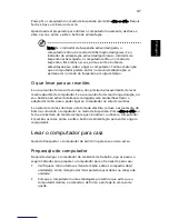 Preview for 57 page of Acer Aspire 3630 (Portuguese) Manual Do Utilizador