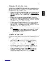 Preview for 61 page of Acer Aspire 3630 (Portuguese) Manual Do Utilizador