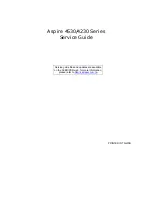 Acer ASPIRE 4230 Service Manual preview