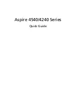 Acer Aspire 4240 Series Quick Manual preview