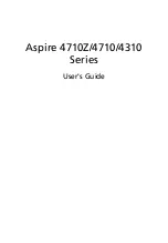 Preview for 1 page of Acer Aspire 4310 Series User Manual