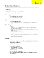 Предварительный просмотр 11 страницы Acer ASPIRE 4333 Service Manual