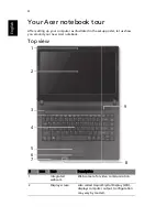 Предварительный просмотр 6 страницы Acer Aspire 4339 Quick Manual