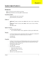 Предварительный просмотр 11 страницы Acer ASPIRE 4625 Service Manual