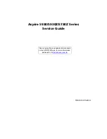 Acer Aspire 4730ZG Series Service Manual preview