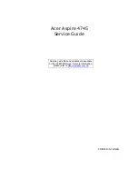 Acer Aspire 4745 Service Manual preview