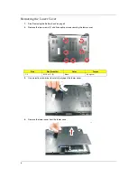 Предварительный просмотр 6 страницы Acer Aspire 4810 Series Disassembly Instruction