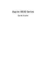 Acer Aspire 4930 Series Quick Manual preview