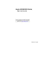 Acer Aspire 4930 Series Service Manual preview