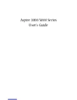 Предварительный просмотр 1 страницы Acer Aspire 5000 Series User Manual