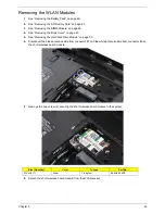 Предварительный просмотр 61 страницы Acer Aspire 5236 Service Manual