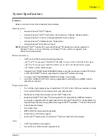 Предварительный просмотр 7 страницы Acer Aspire 5310 Service Manual