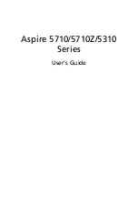 Preview for 1 page of Acer Aspire 5310 User Manual