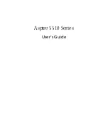 Preview for 1 page of Acer Aspire 5512 User Manual