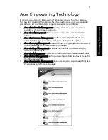 Preview for 11 page of Acer Aspire 5620 Series (Portuguese) Manual Do Utilizador