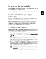 Preview for 83 page of Acer Aspire 5620 Series (Portuguese) Manual Do Utilizador