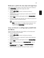 Preview for 99 page of Acer Aspire 5620 Series (Portuguese) Manual Do Utilizador