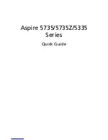 Preview for 1 page of Acer Aspire 5735-6694 Quick Manual