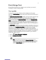 Preview for 3 page of Acer Aspire 5735-6694 Quick Manual