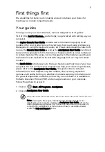 Preview for 3 page of Acer Aspire 7315 Quick Manual