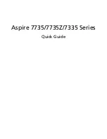 Preview for 1 page of Acer Aspire 7735ZG Series Quick Manual