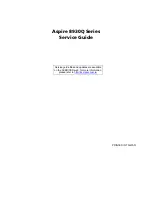 Acer Aspire 8930Q Series Service Manual предпросмотр