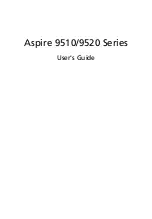 Acer Aspire 9510 User Manual preview