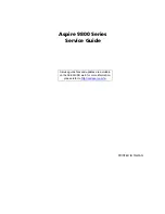 Preview for 1 page of Acer Aspire 9800 Service Manual