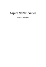 Acer Aspire 9920 User Manual preview