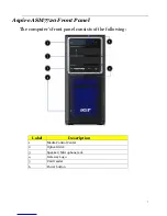 Предварительный просмотр 13 страницы Acer Aspire ASM7720 Service Manual