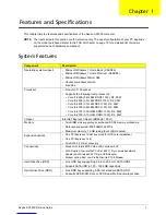 Предварительный просмотр 9 страницы Acer Aspire AX1930 Service Manual