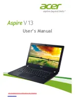 Предварительный просмотр 1 страницы Acer Aspire E 15 Series User Manual