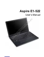 Acer Aspire E1-522 User Manual preview